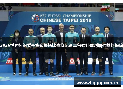 2026世界杯组委会宣布每场比赛将配备三名候补裁判加强裁判保障